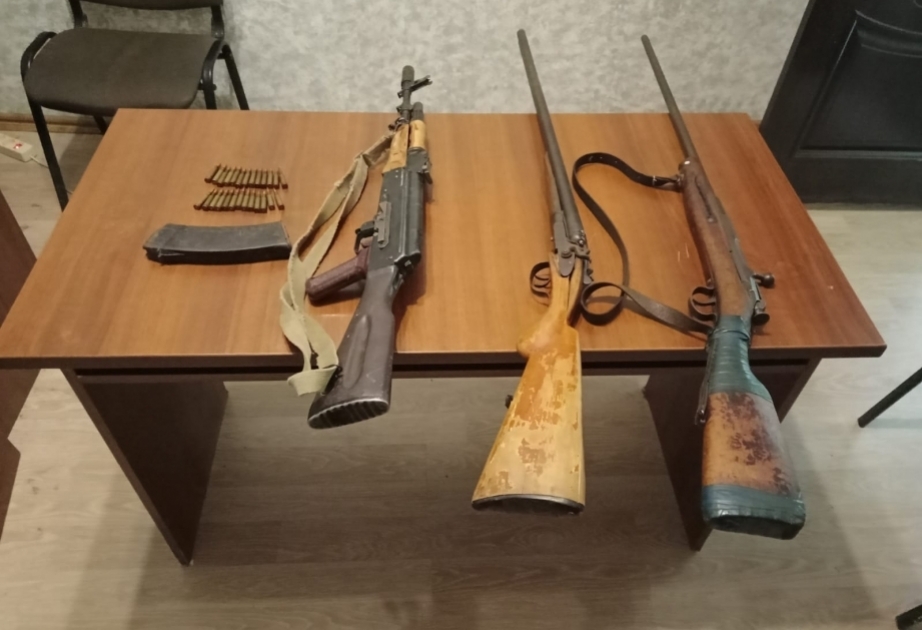 Ötən gün təhvil və aşkar edilərək götürülən silah-sursatın sayı açıqlanıb