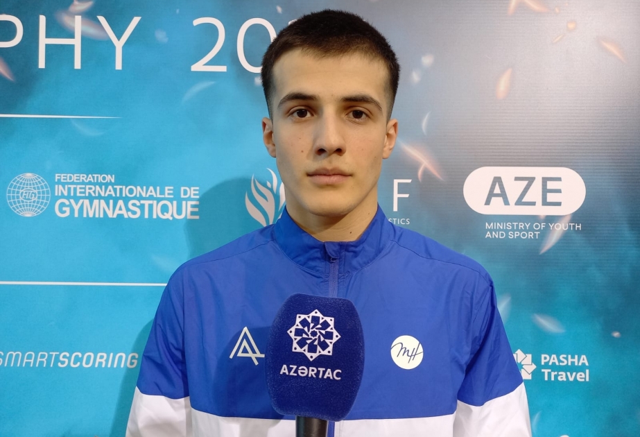 Azərbaycan gimnastı: Finala çıxdığım üçün özümü əla hiss edirəm