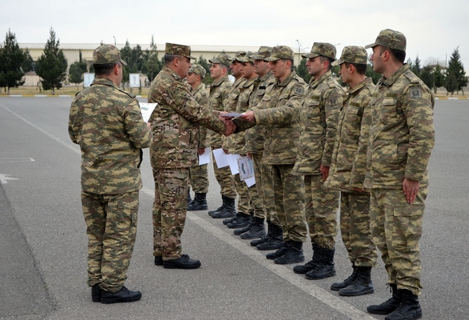 Завершены учебные сборы с военнообязанными