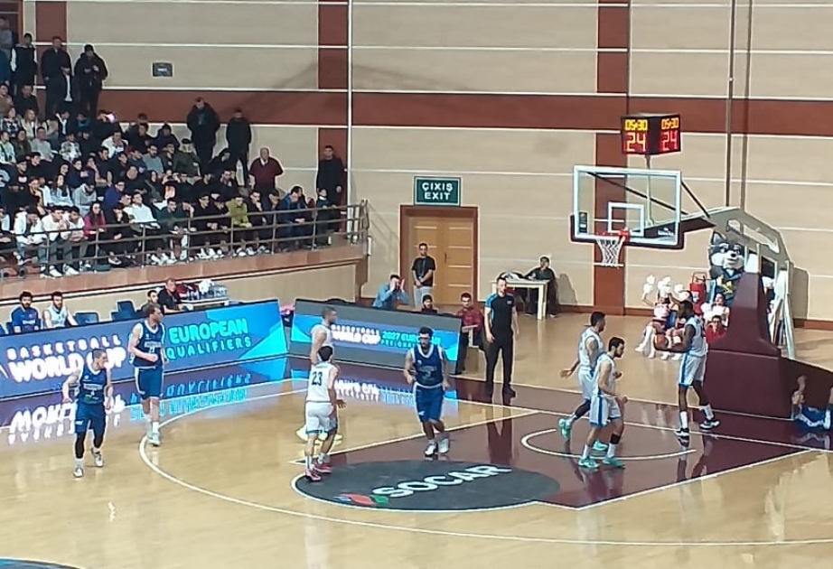 Azərbaycan basketbol millisi seçmə mərhələnin ikinci oyununda Kosovo yığmasını məğlub edib