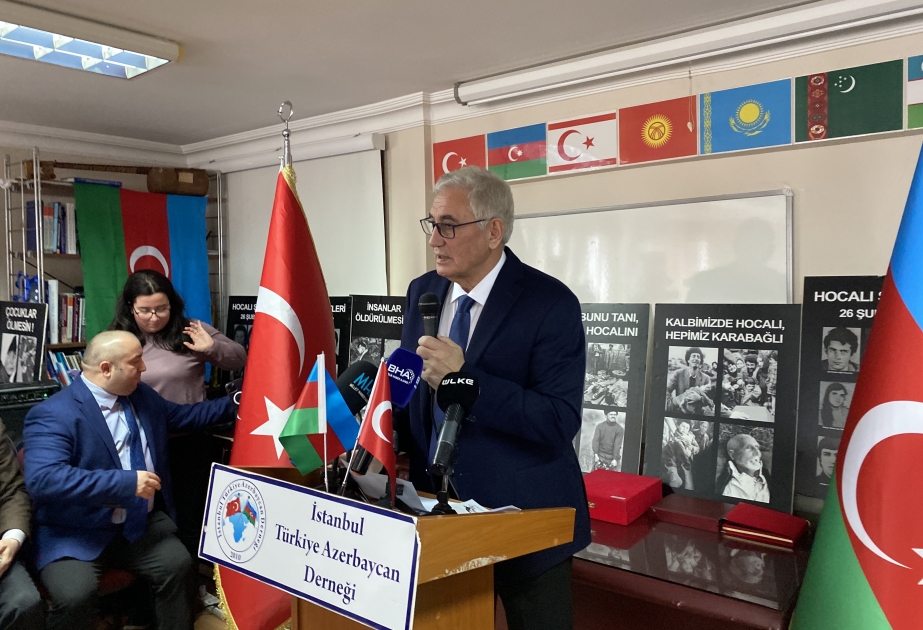 Xocalı soyqırımının qurbanları İstanbulda yad edilib VİDEO