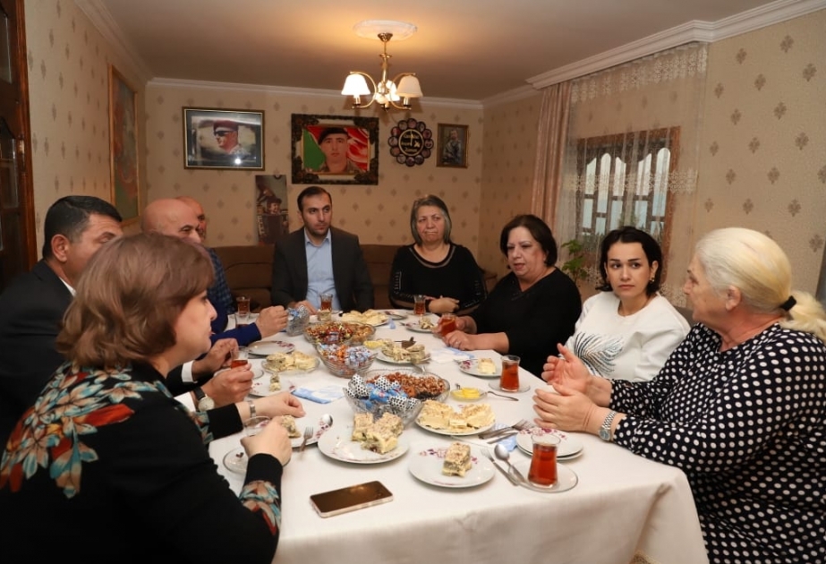 Vətən Müharibəsi Qəhrəmanı Camal İsmayılovun ailəsi ziyarət olunub