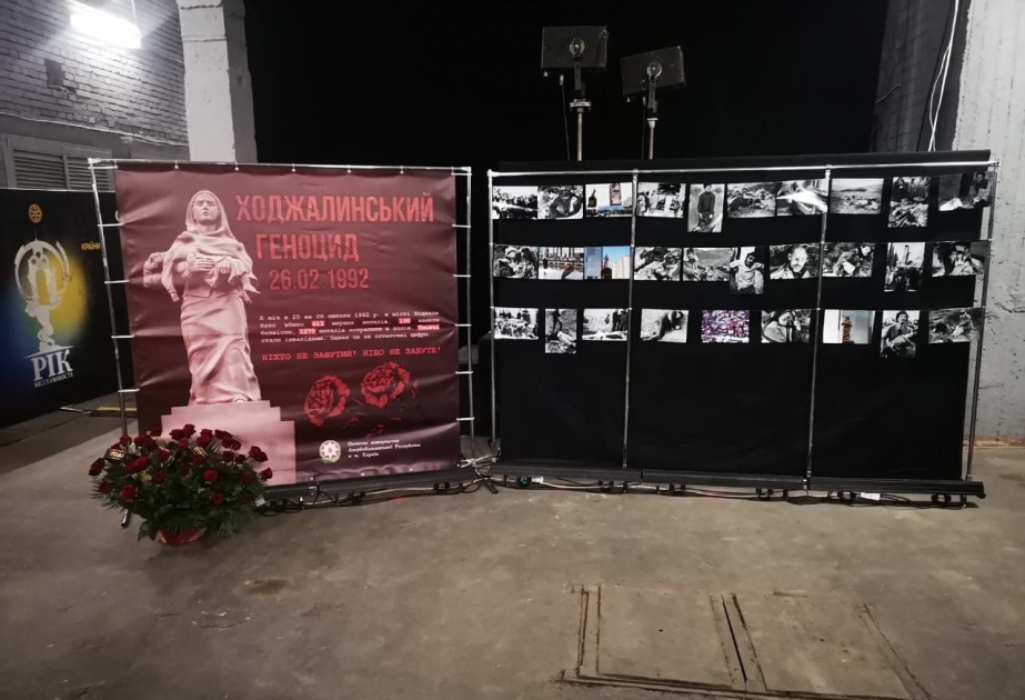 Xarkovda Xocalı soyqırımı qurbanlarının xatirəsi yad edilib