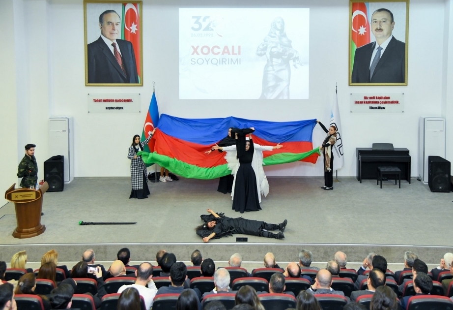 BMU-da Xocalı soyqırımı ilə əlaqədar anım tədbiri keçirilib