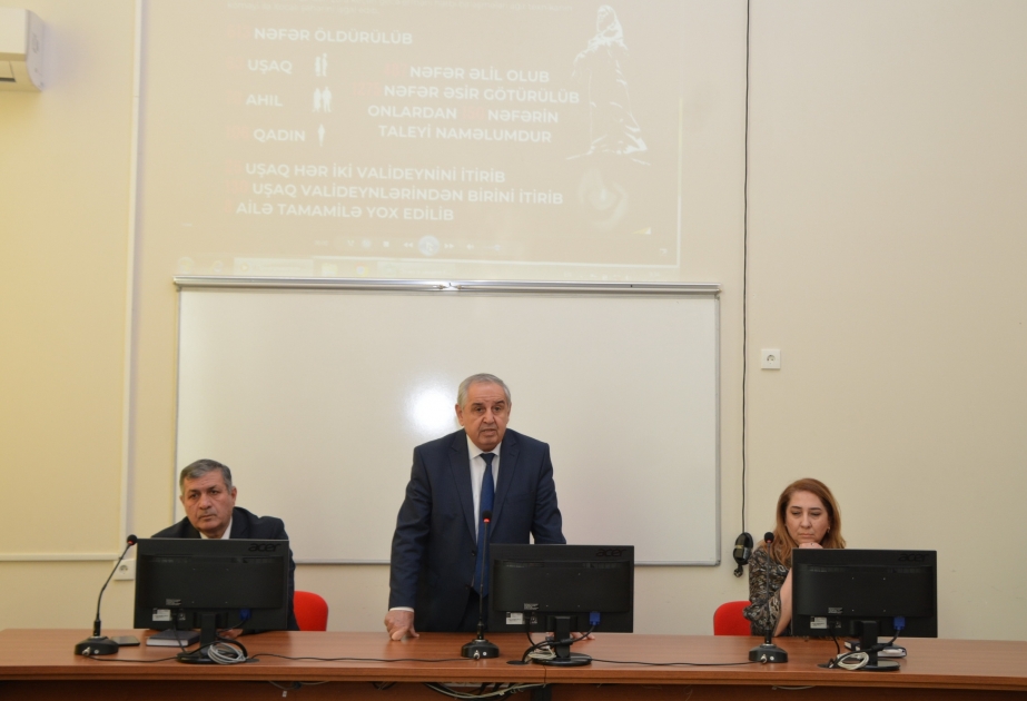 Fizika İnstitutunda Xocalı soyqırımı qurbanlarının xatirəsi anılıb