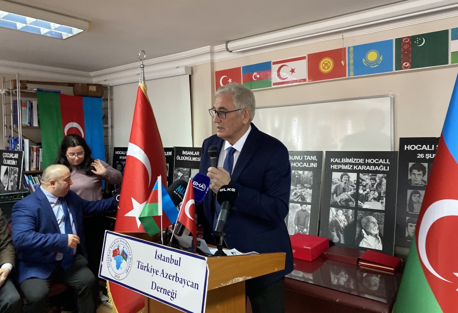 Une cérémonie commémorative consacrée au 32e anniversaire du génocide de Khodjaly à Istanbul