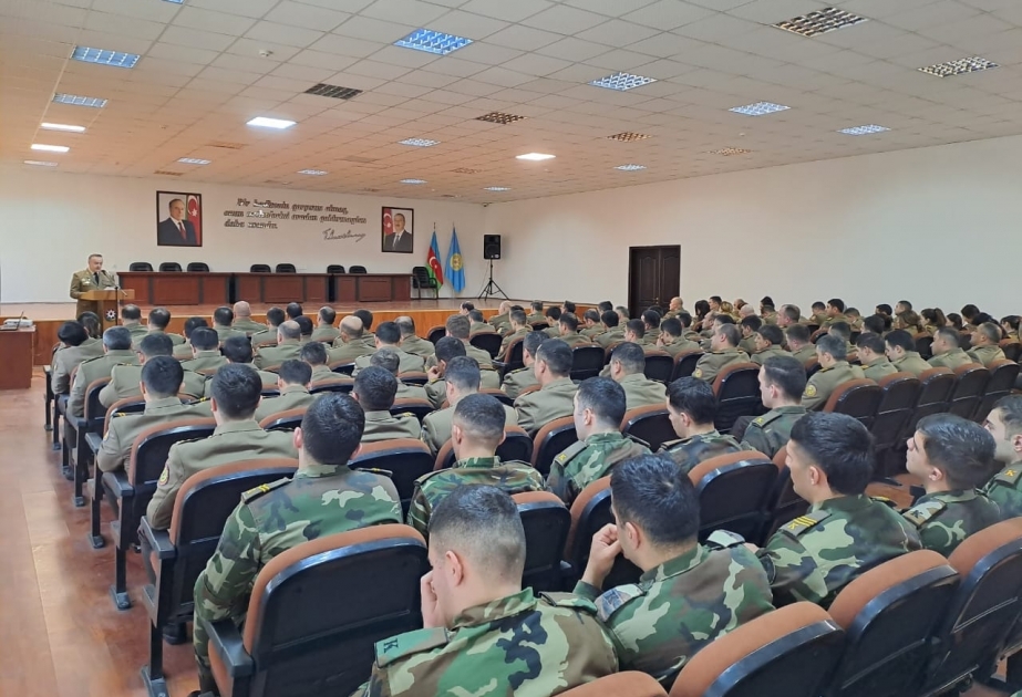 FHN-in Mülki müdafiə qoşunlarının komandanlığında Xocalı soyqırımı qurbanlarının xatirəsi ehtiramla yad edilib