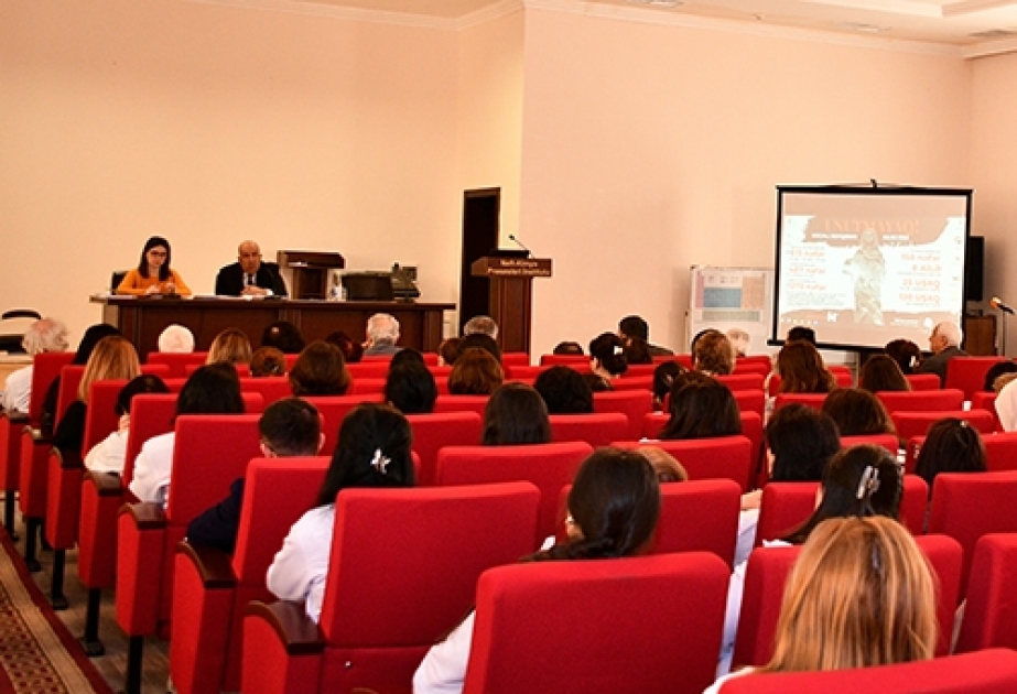 Neft-Kimya Prosesləri İnstitutunda Xocalı soyqırımı qurbanlarının xatirəsi anılıb