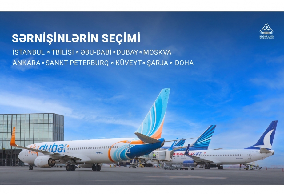 Passengers' choice: popular destinations from Baku airport