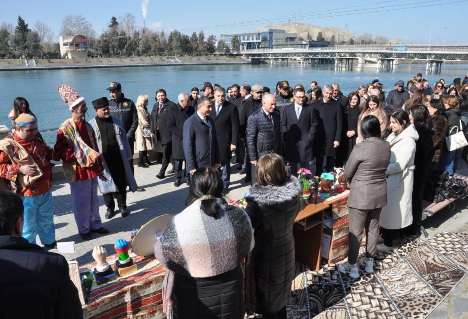 Mingəçevirdə su çərşənbəsi bayram ab-havasında qeyd edilib