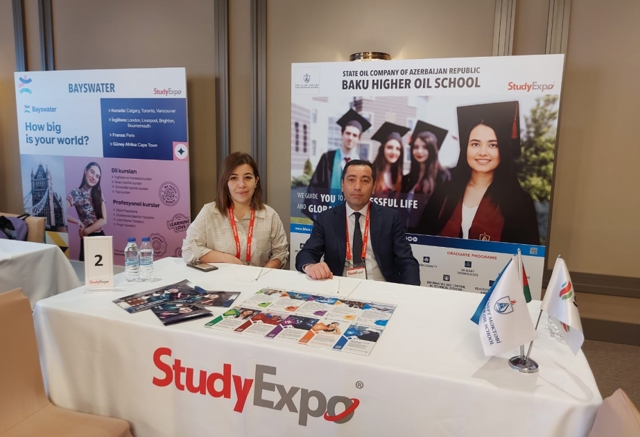 Бакинская высшая школа нефти приняла участие в международной выставке образования в Стамбуле