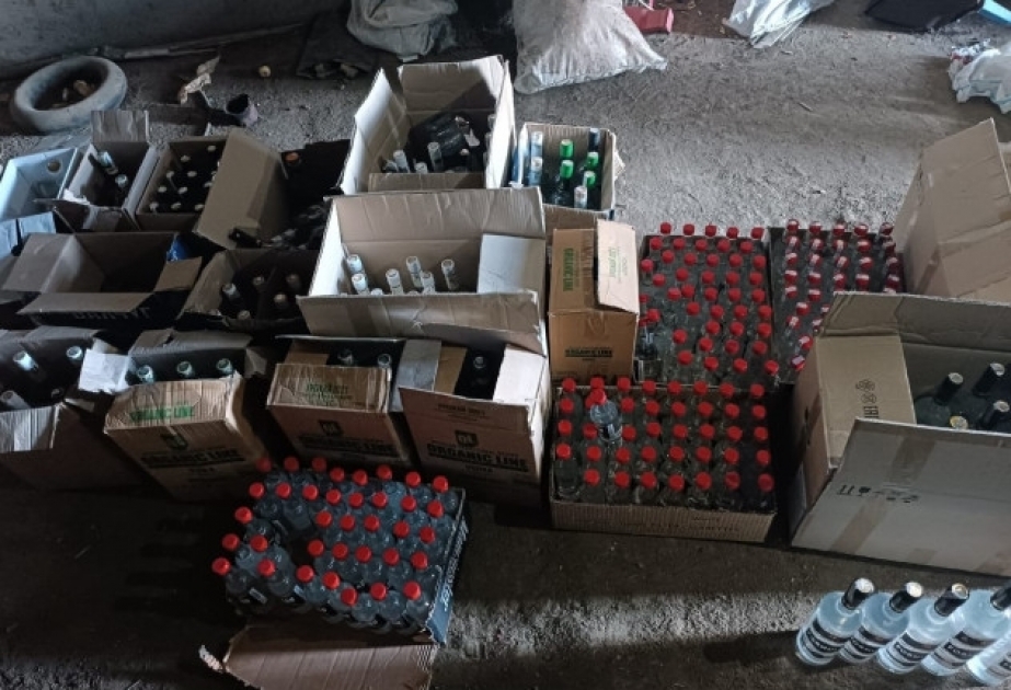 Gəncədə saxta alkoqollu içkilərin satışının qarşısı alınıb