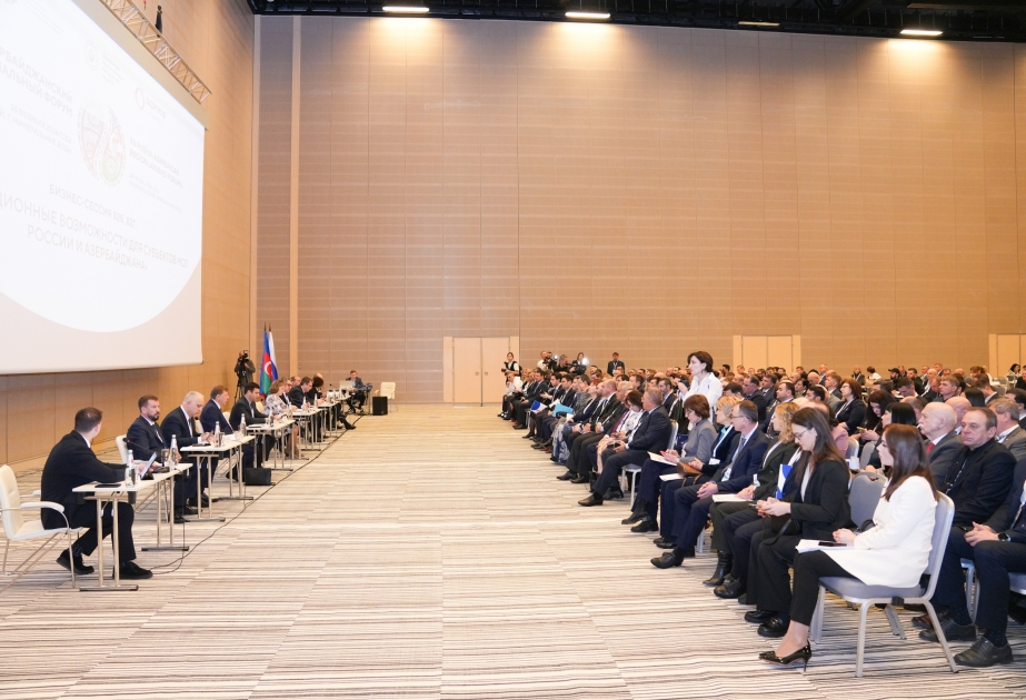 XII Rusiya-Azərbaycan Regionlararası Forumu işə başlayıb