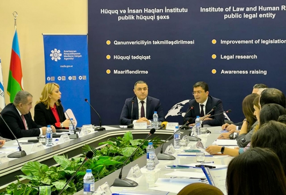 Hüquq və İnsan Haqları İnstitutunda jurnalistlər üçün “Media və insan hüquqları” mövzusunda təlim keçirilib