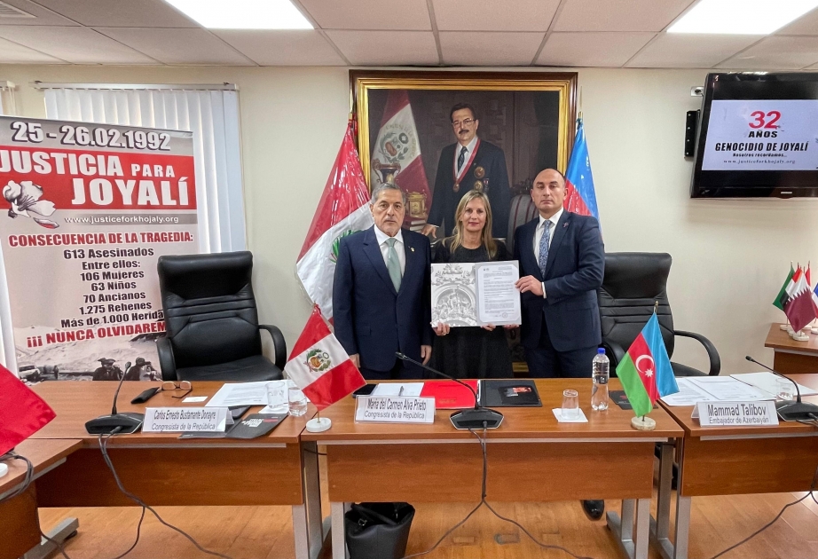Peruvian Congress adopts statement on anniversary of Khojaly genocide