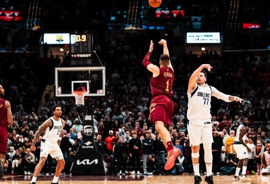 Max Strus’ 59-foot buzzer beater over Luka Dončić lifts Cavaliers past Mavericks