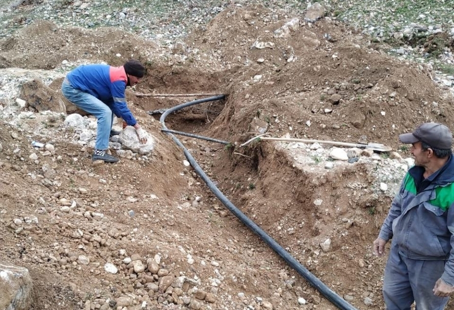 Naxçıvanın kəndlərində içməli su təminatı yaxşılaşdırılır