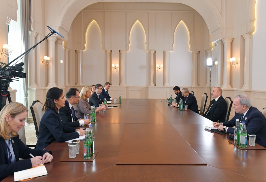 President Ilham Aliyev received European Commissioner for Energy VIDEO