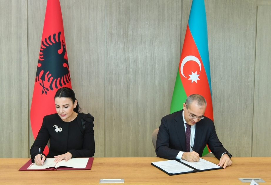Azərbaycan ilə Albaniya arasında iqtisadi əməkdaşlıq haqqında saziş imzalanıb