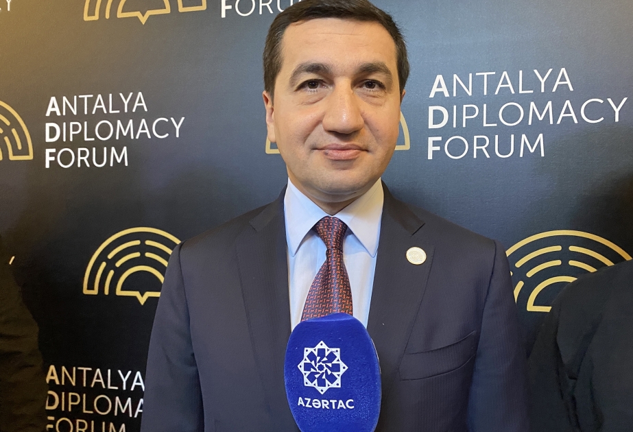 Hikmet Hajiyev: We will convey Azerbaijan's vision of further development of peace and cooperation in the region to Diplomacy Forum participants VIDEO