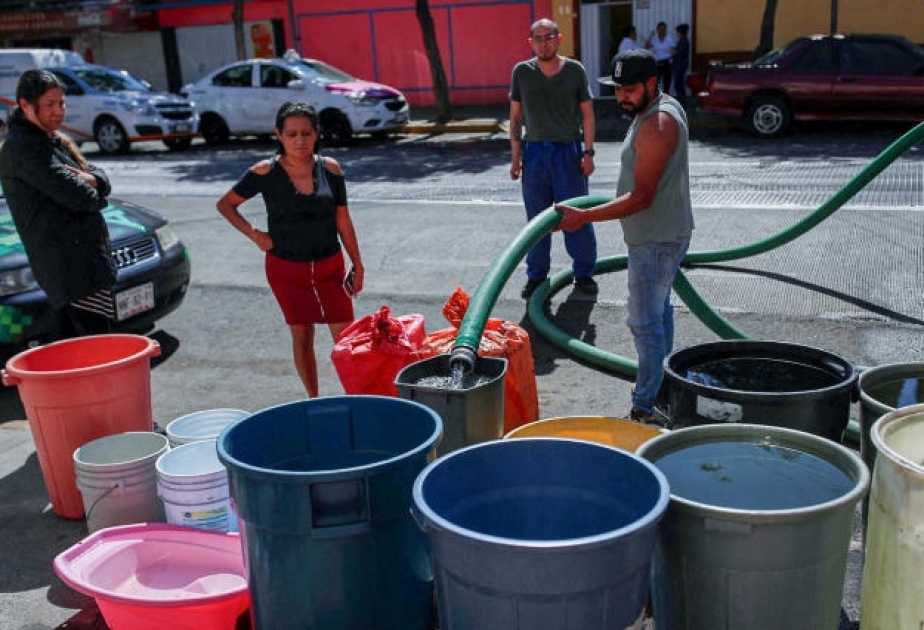 Mexikonun milyonlarla sakini su çatışmazlığı ilə üzləşib