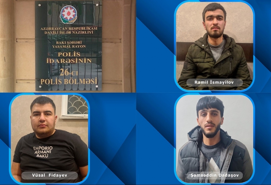 Yasamalda 3 min 200 manatlıq rabitə kabeli oğurlayanlar saxlanılıb