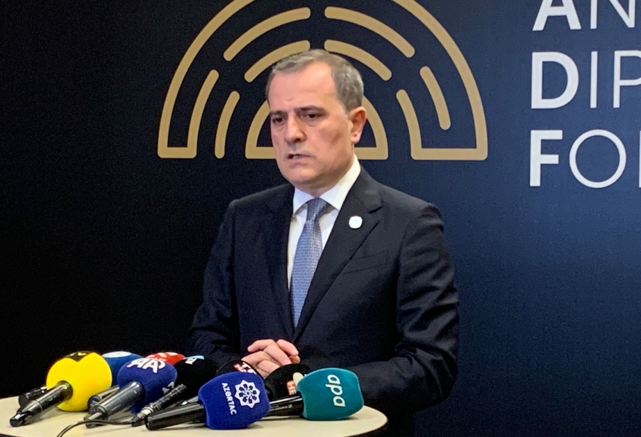 Azərbaycanın xarici işlər naziri Antalyada mediaya açıqlama verib