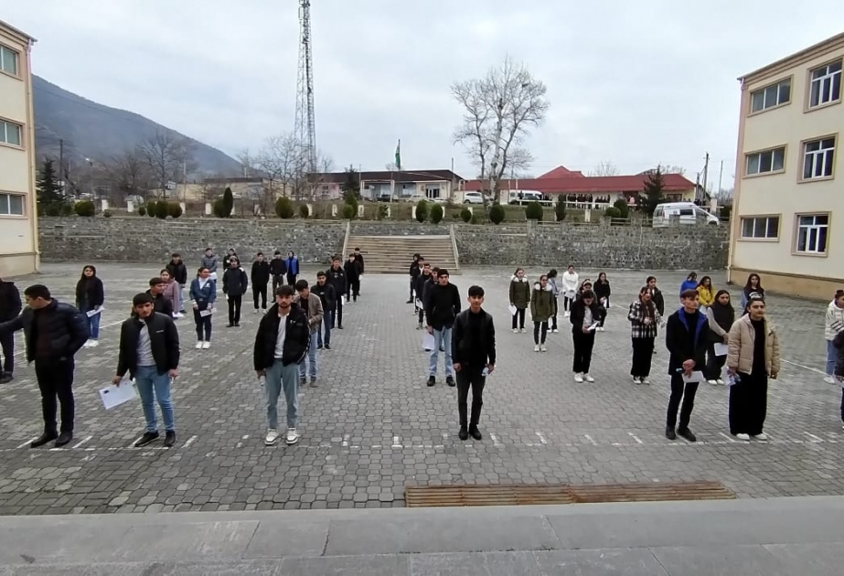 Şəki, Qəbələ və Oğuzda buraxılış imtahanlarında heç bir qanun pozuntusuna yol verilməyib
