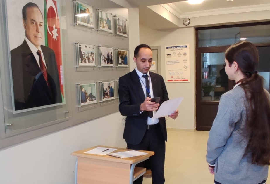 Ağdərədə ilk dəfə buraxılış imtahanı keçirilib