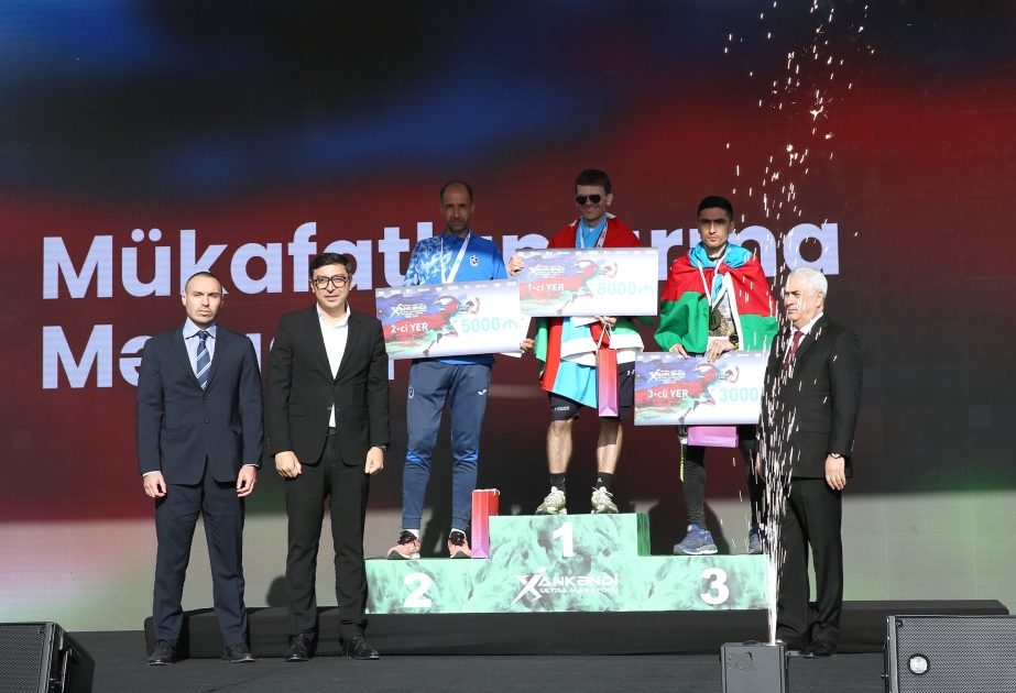 Les vainqueurs de l’ultra-marathon Khankendi-Bakou ont été récompensés