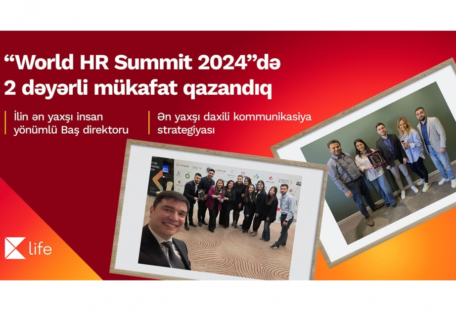 ®  “Kapital Bank” “Dünya İnsan Resursları Sammiti 2024”də 2 mükafata layiq görülüb