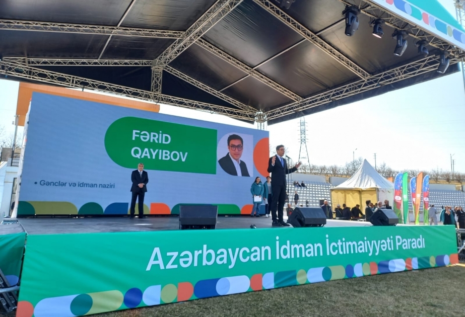 В Губе прошел спортивный парад по случаю Дня физкультуры и спорта