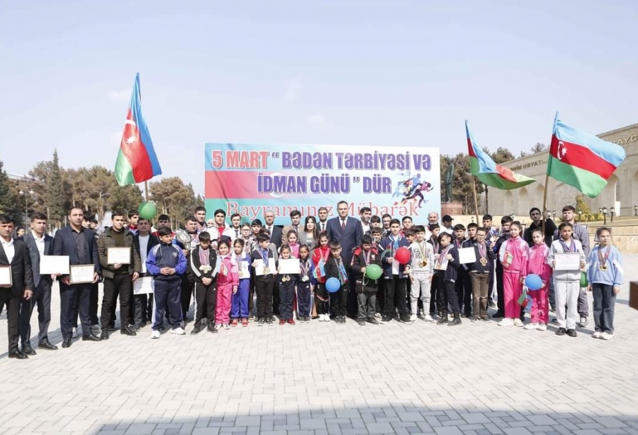 Şirvanda 5 Mart – Bədən Tərbiyəsi və İdman Gününə həsr olunan yürüş keçirilib