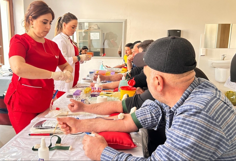 Neftçalada qanvermə aksiyası təşkil olunub