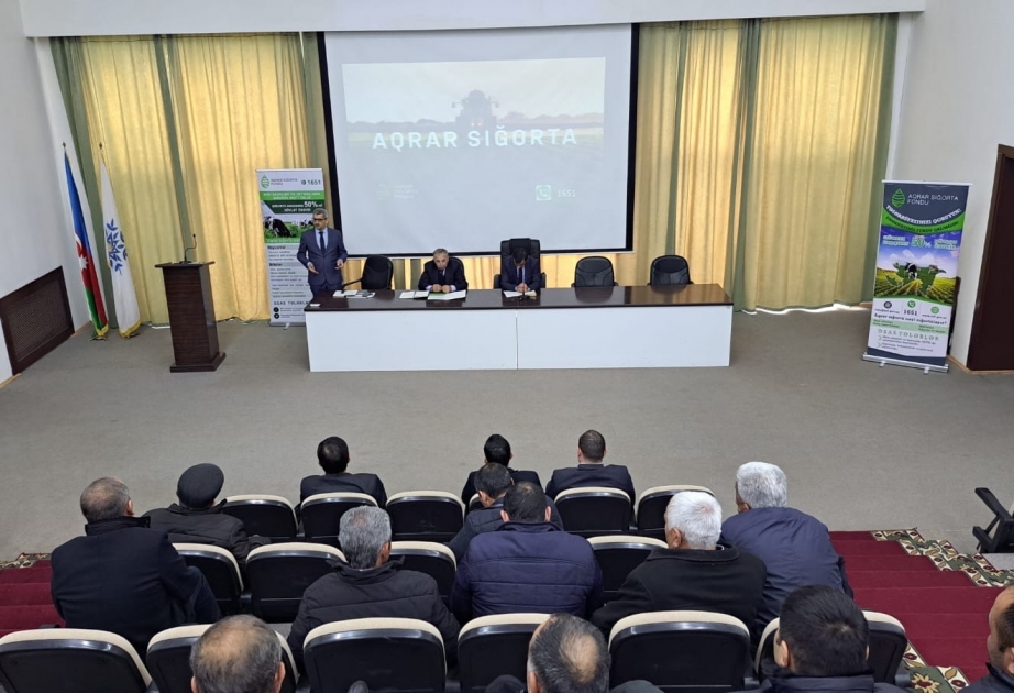 Samuxlu fermerlər aqrar sığorta sahəsindəki yeniliklər barədə məlumatlandırılıblar