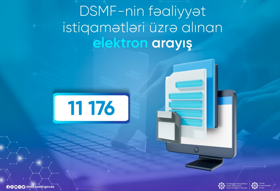 Fevralda 11 176 elektron arayış alınıb