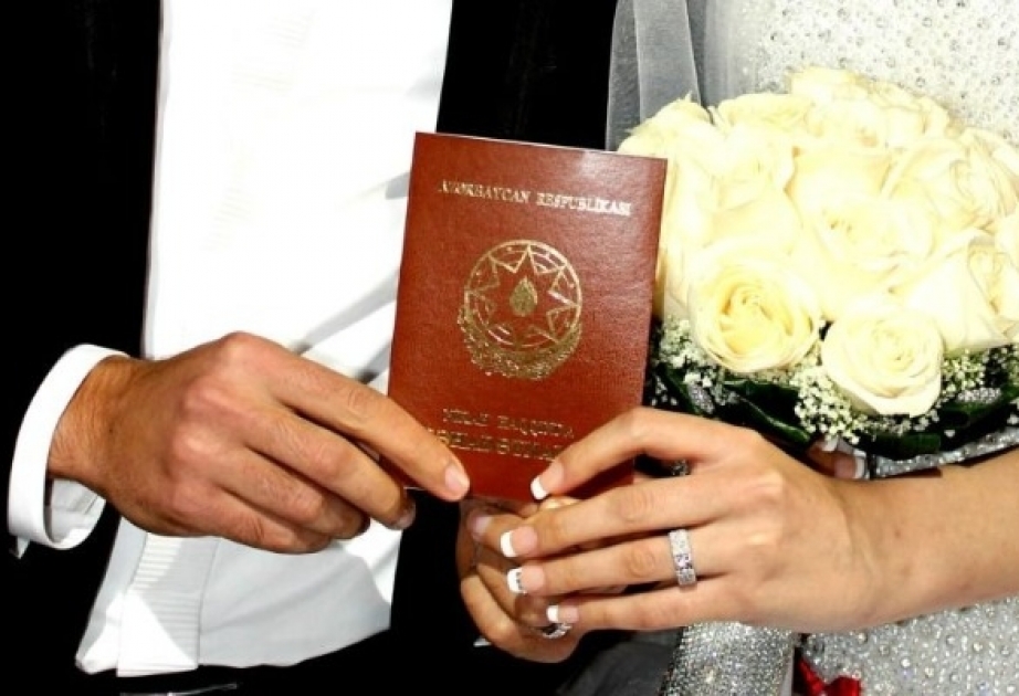 Ötən il ölkədə 54200 nikaha daxilolma halı qeydə alınıb