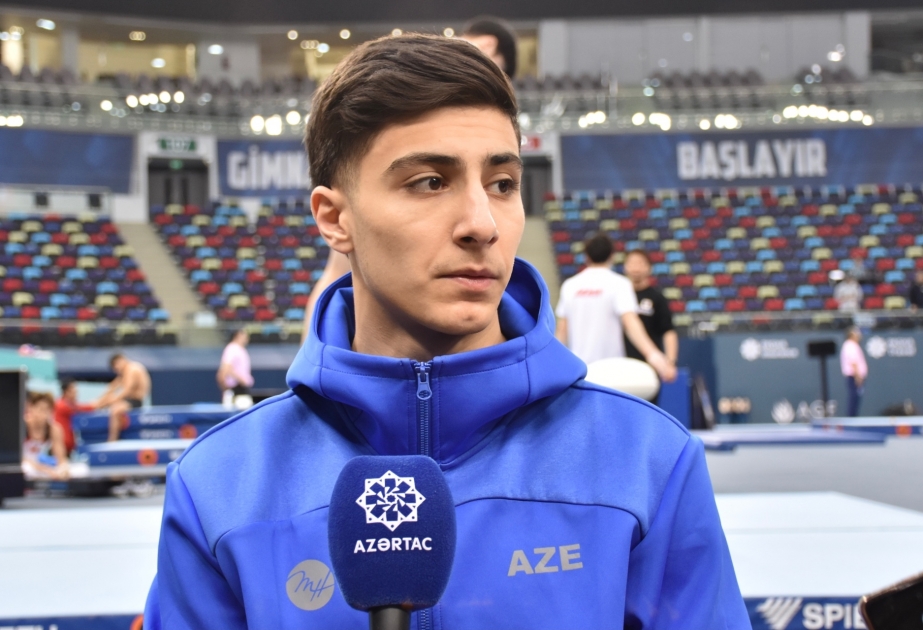 Azərbaycan gimnastı: Dünya Kubokunda əsas hədəfim finala çıxmaqdır
