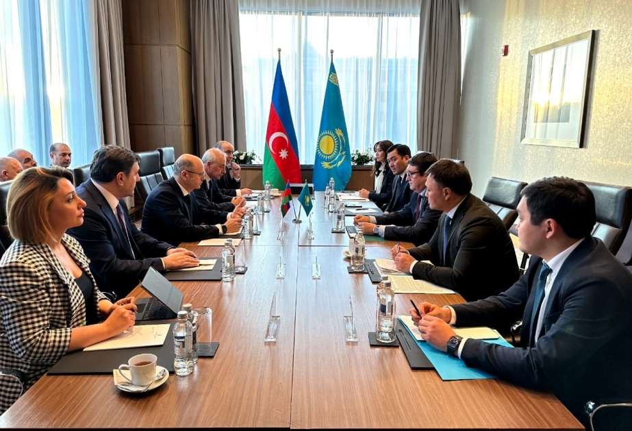阿塞拜疆与哈萨克斯坦两国能源部长举行会晤