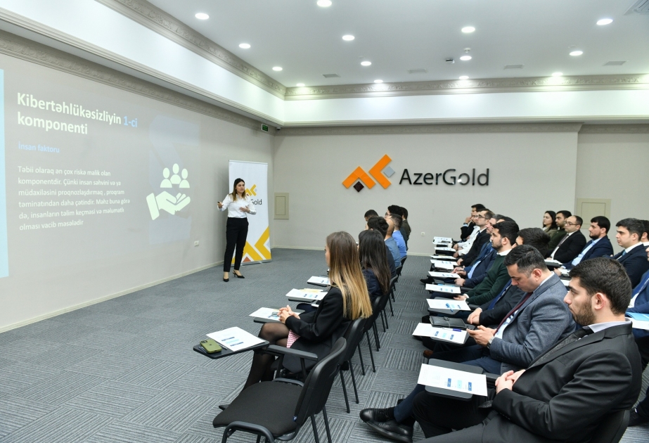 ETX tərəfindən “AzerGold”da kibertəhlükəsizliyə dair maarifləndirmə tədbiri keçirilib