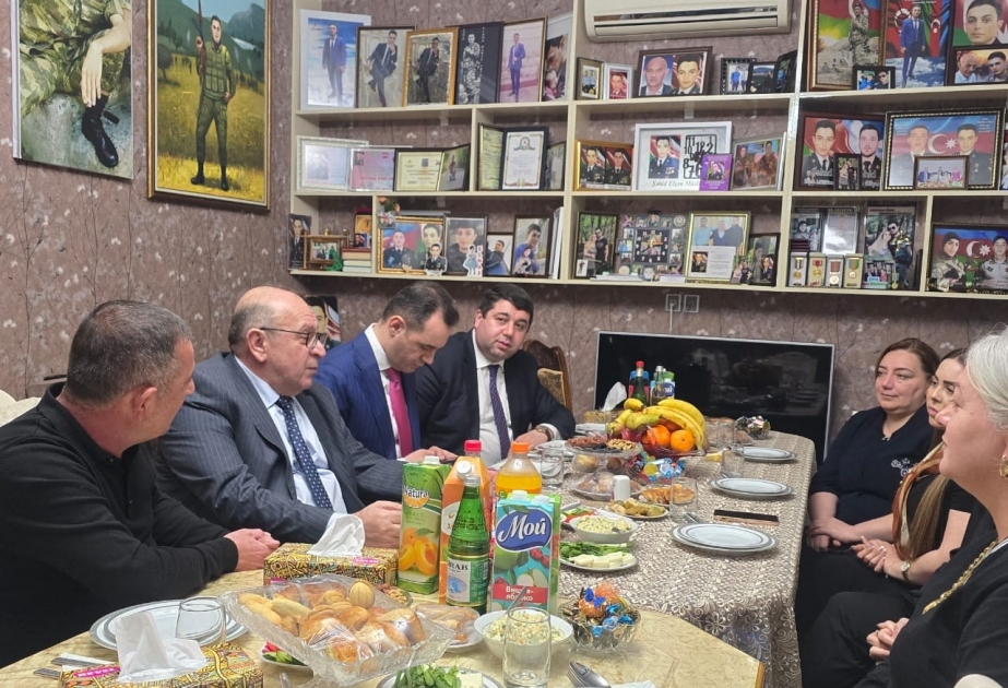 Şəhid Elşən Müslümovun ailəsi ziyarət olunub