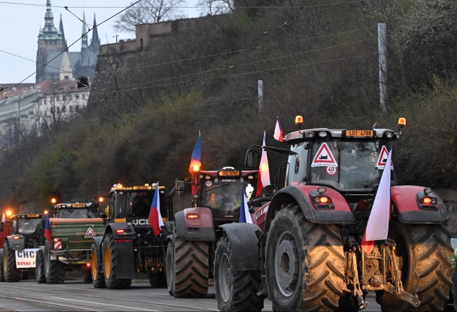 Prag: Tausende Landwirte protestieren gegen Agrarpolitik