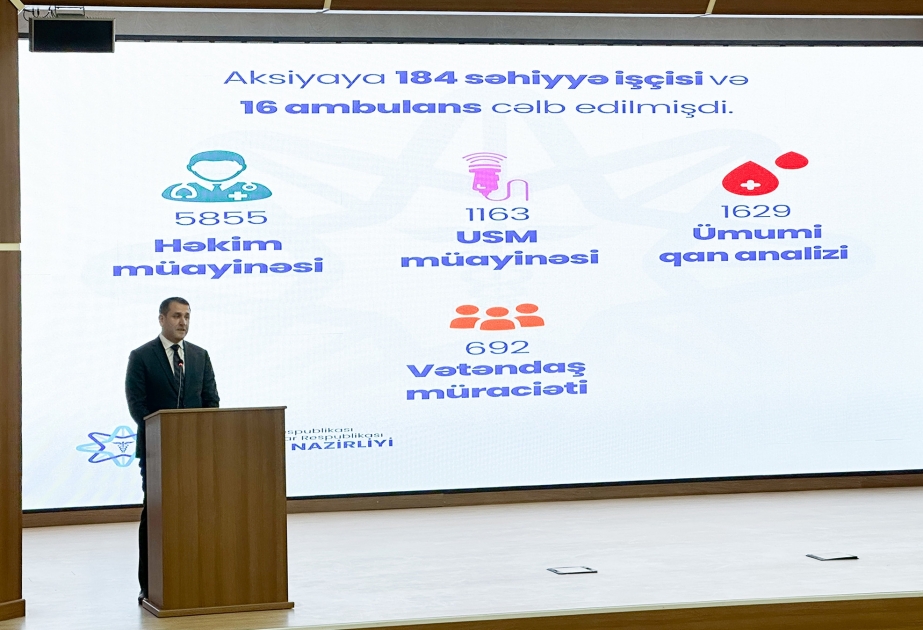 Ötən il Naxçıvandakı tibb müəssisələrinə 891 mindən çox ambulator müraciət qeydə alınıb