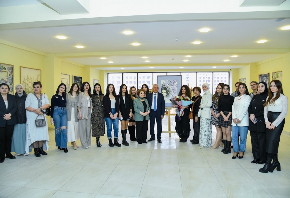 BMU-da “Bahar çiçəkləri” adlı fərdi yaradıcılıq sərgisi