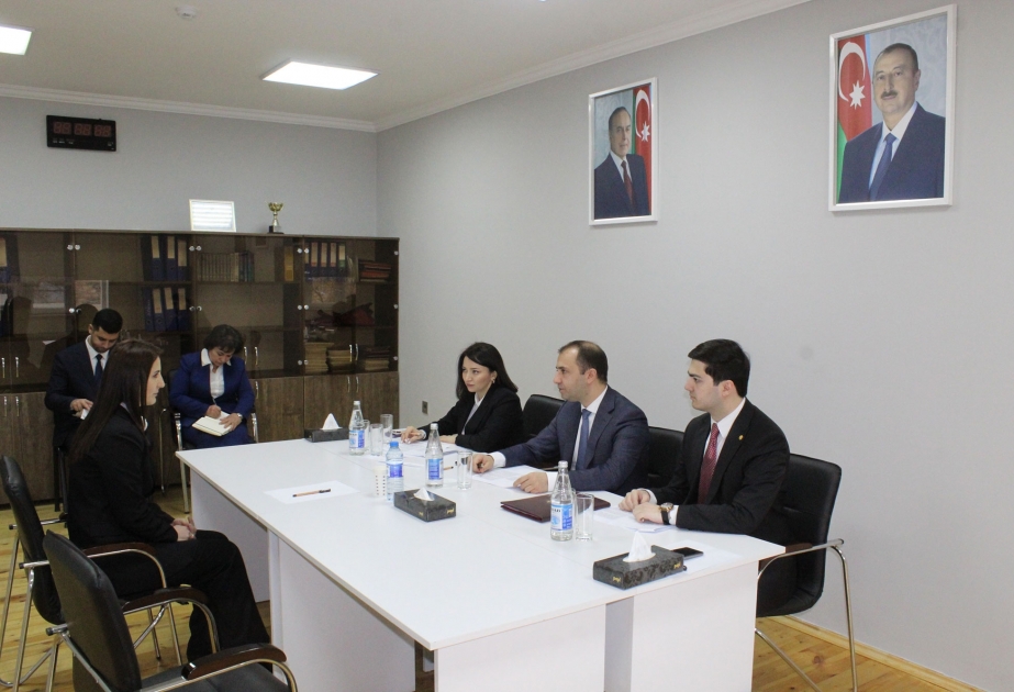 Elm və təhsil nazirinin müavini Qəbələdə vətəndaş qəbulu keçirib