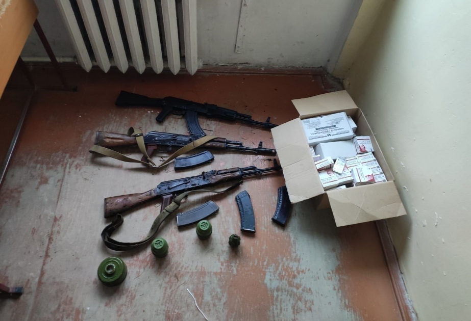 В Ханкенди обнаружено большое количество боеприпасов