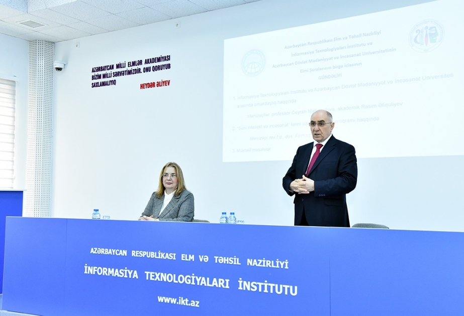 Mədəniyyət və incəsənət sahəsində süni intellektin tətbiqi məsələləri müzakirə olunub