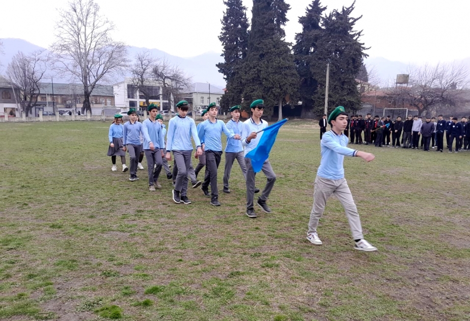 “Şahin” hərbi-idman oyununun Zaqatala turunda 15 komanda mübarizə aparıb