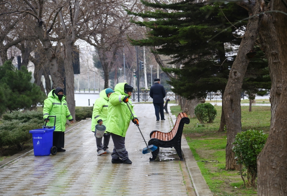 В столице прошел общегородской субботник в связи с праздником Новруз