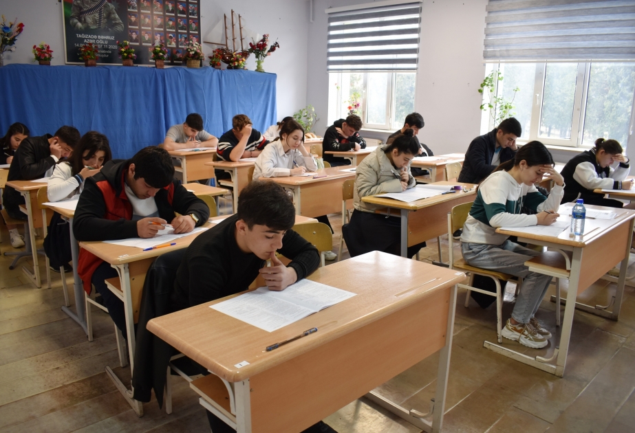 Zaqatala, Balakən və Qaxda buraxılış imtahanları 11 mərkəzdə aparılıb